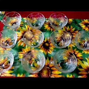 Set of 10 glasses